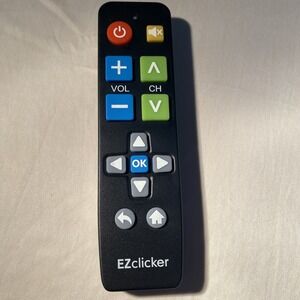 EZ Clicker Remote Control Black Large Buttons 3687